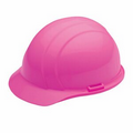 Americana Cap Hard Hat w/ Mega Ratchet 4 Point Suspension - Hi Viz Pink